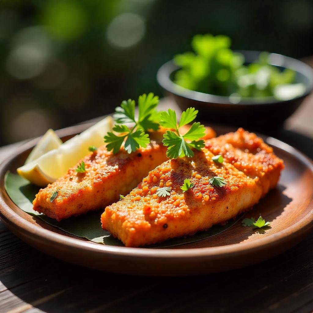 Spicy Fried King Fish Recipe - Fish